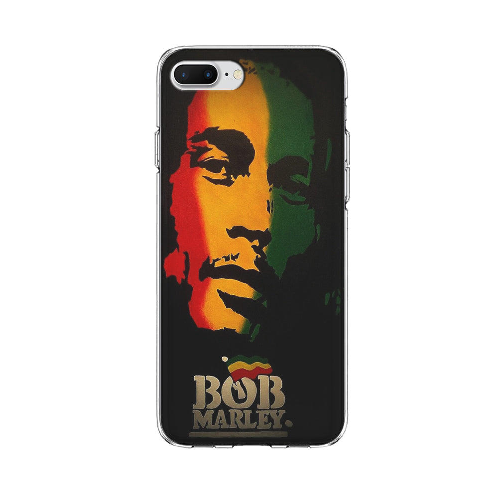 Bob Marley 002 iPhone 8 Plus Case-Phone Case-Clear Soft Case-Altracase