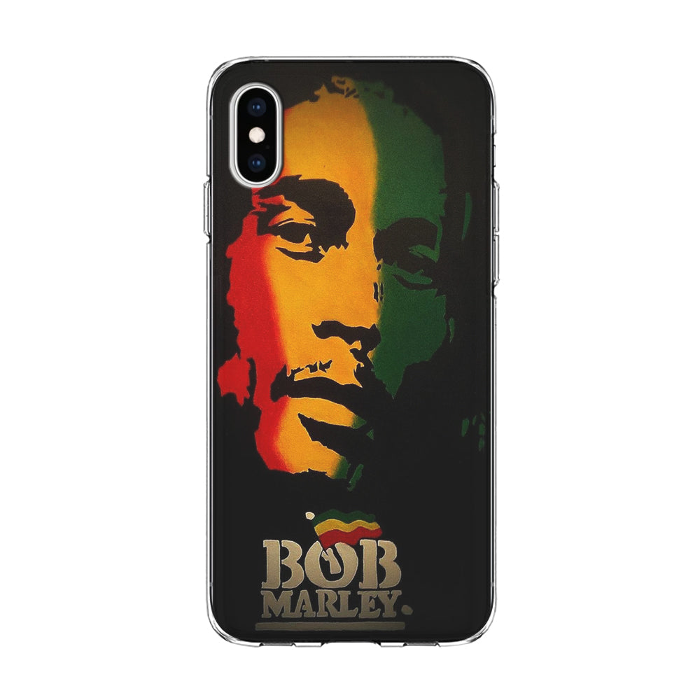 Bob Marley 002 iPhone Xs Case-Phone Case-Clear Soft Case-Altracase