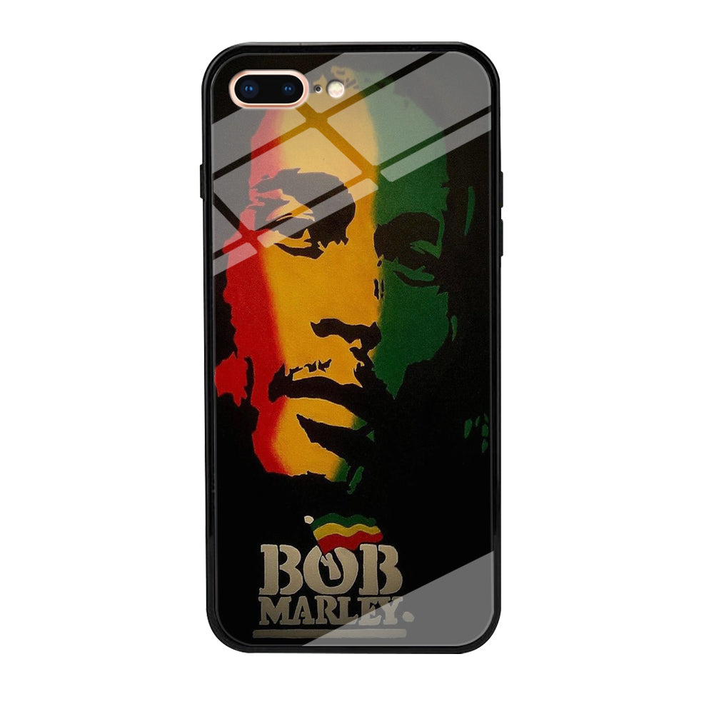 Bob Marley 002 iPhone 8 Plus Case-Phone Case-Tempered Glass Case-Altracase