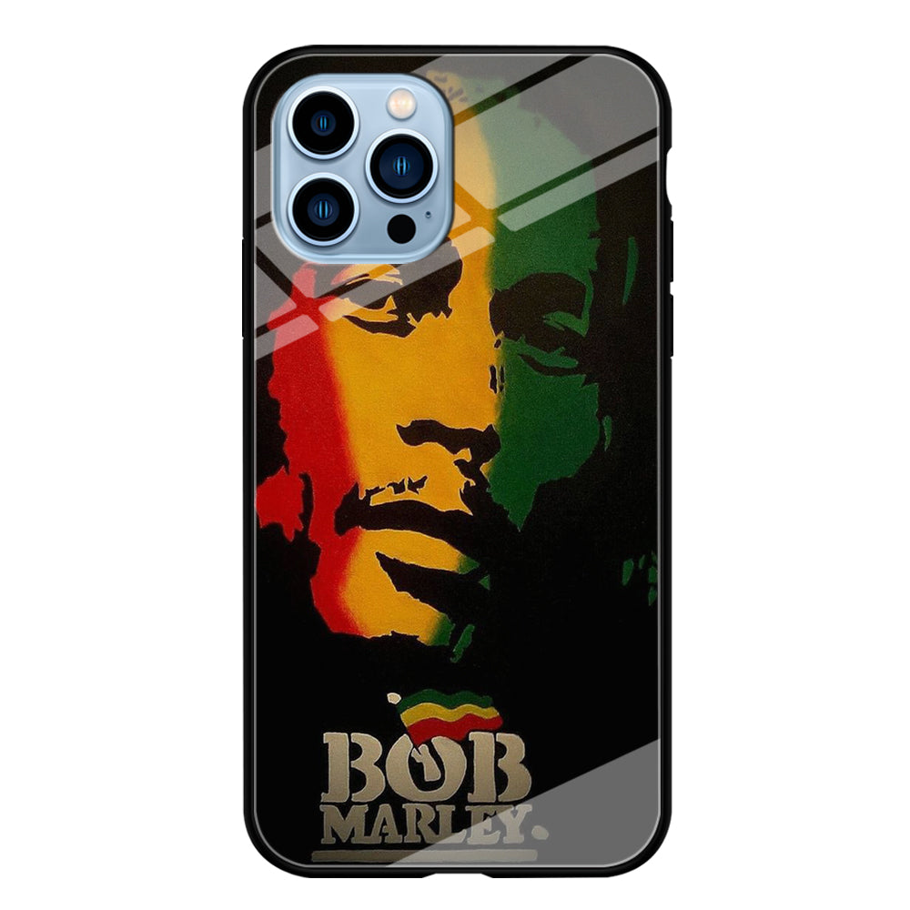 Bob Marley 002 iPhone 15 Pro Case-Phone Case-Tempered Glass Case-Altracase