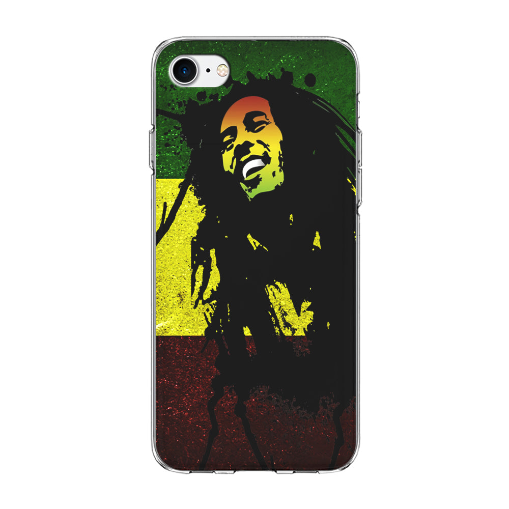 Bob Marley 003 iPhone 8 Case-Phone Case-Clear Soft Case-Altracase