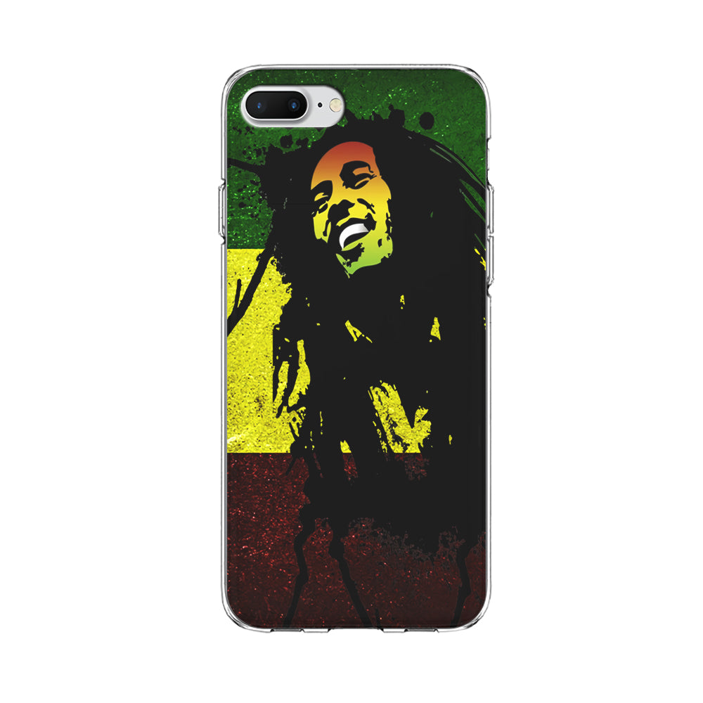 Bob Marley 003 iPhone 8 Plus Case-Phone Case-Clear Soft Case-Altracase