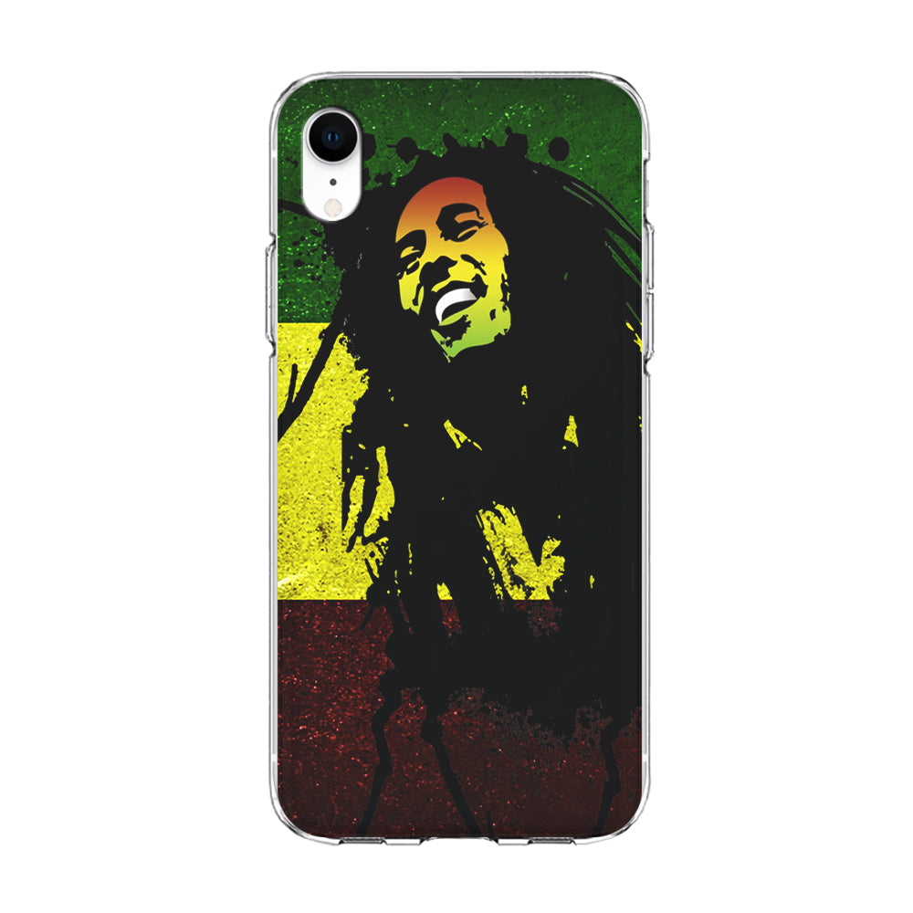 Bob Marley 003 iPhone XR Case-Phone Case-Clear Soft Case-Altracase