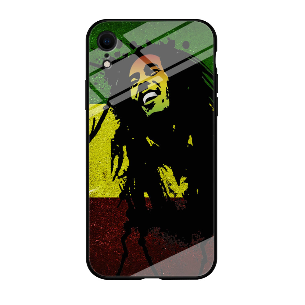 Bob Marley 003 iPhone XR Case-Phone Case-Tempered Glass Case-Altracase
