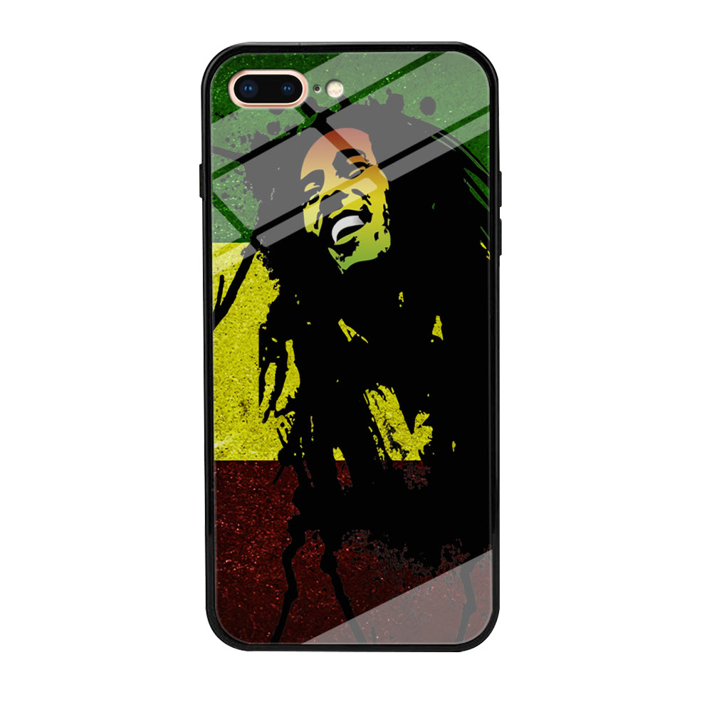 Bob Marley 003 iPhone 8 Plus Case-Phone Case-Tempered Glass Case-Altracase