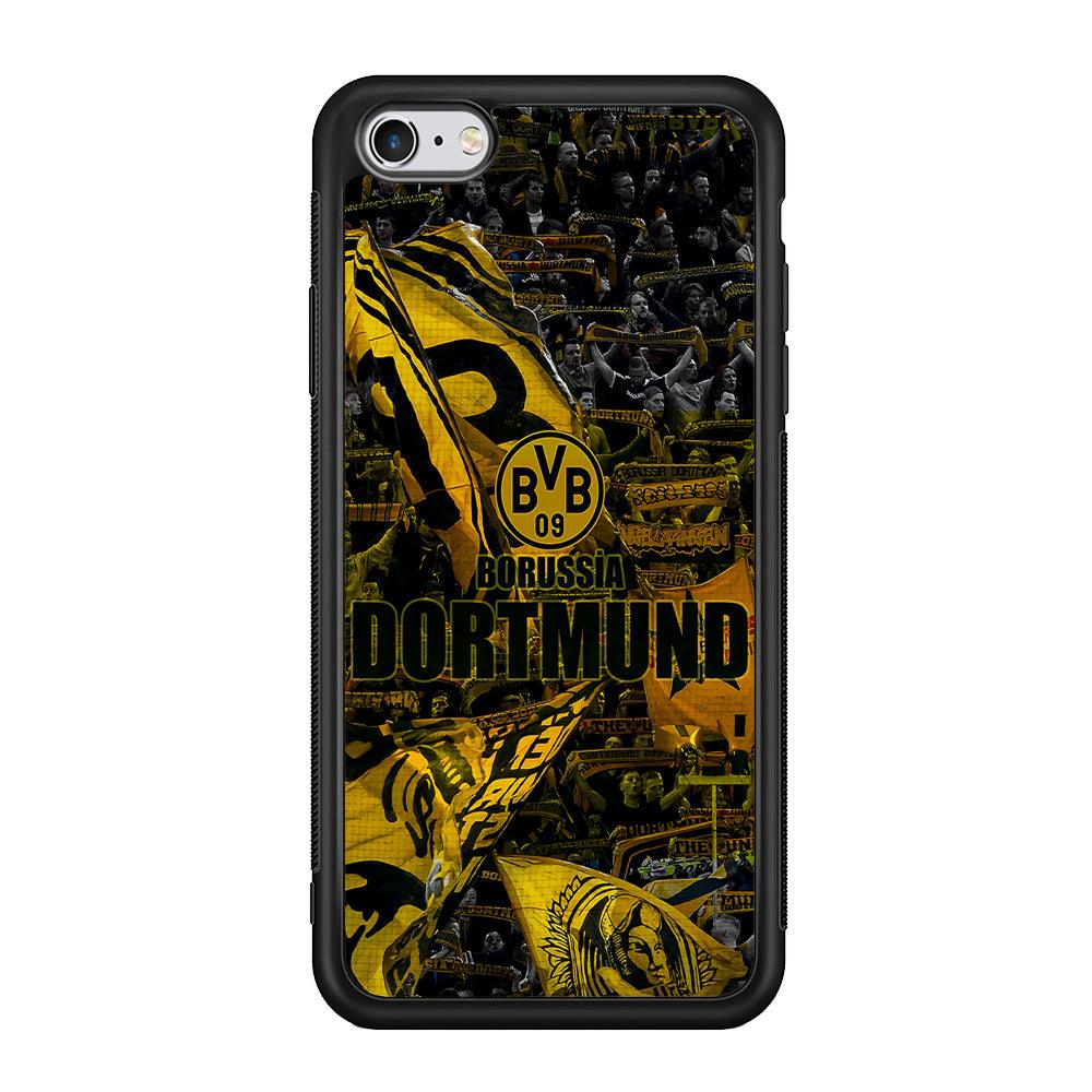 Borussia Dortmund Die Borussen iPhone 6 | 6s Case-Phone Case-Rubber Black (2D Case)-Altracase