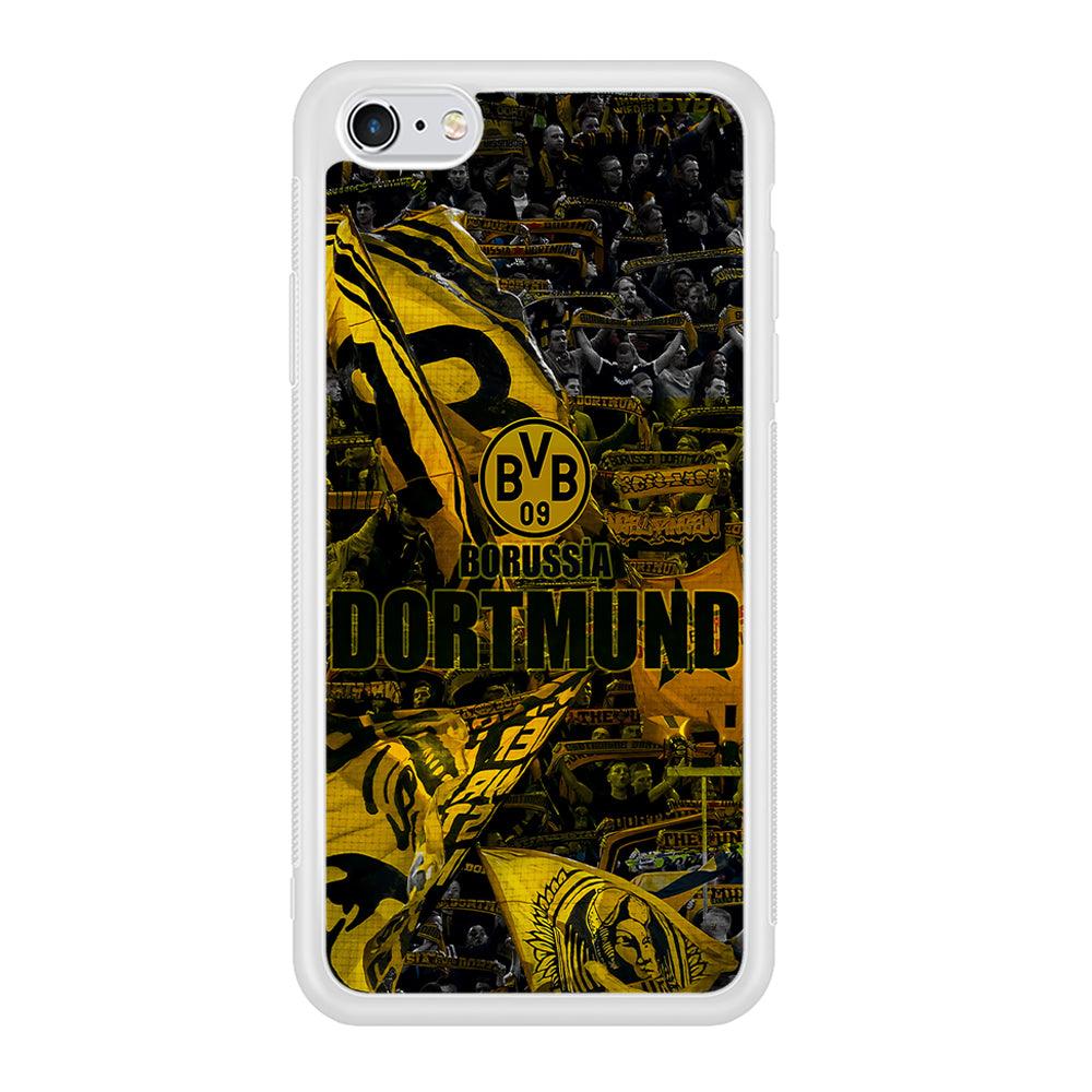 Borussia Dortmund Die Borussen iPhone 6 | 6s Case-Phone Case-Rubber White (2D Case)-Altracase
