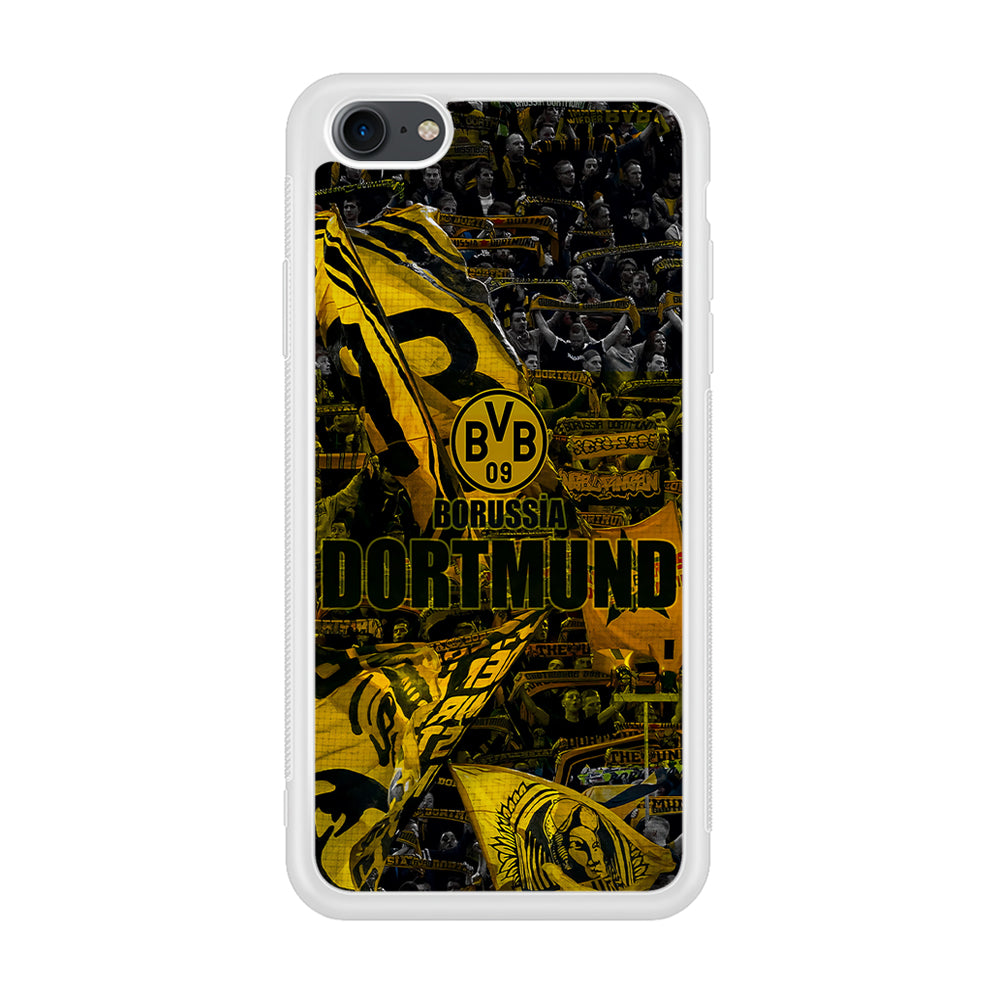 Borussia Dortmund Die Borussen iPhone 7 Case-Phone Case-Rubber White (2D Case)-Altracase