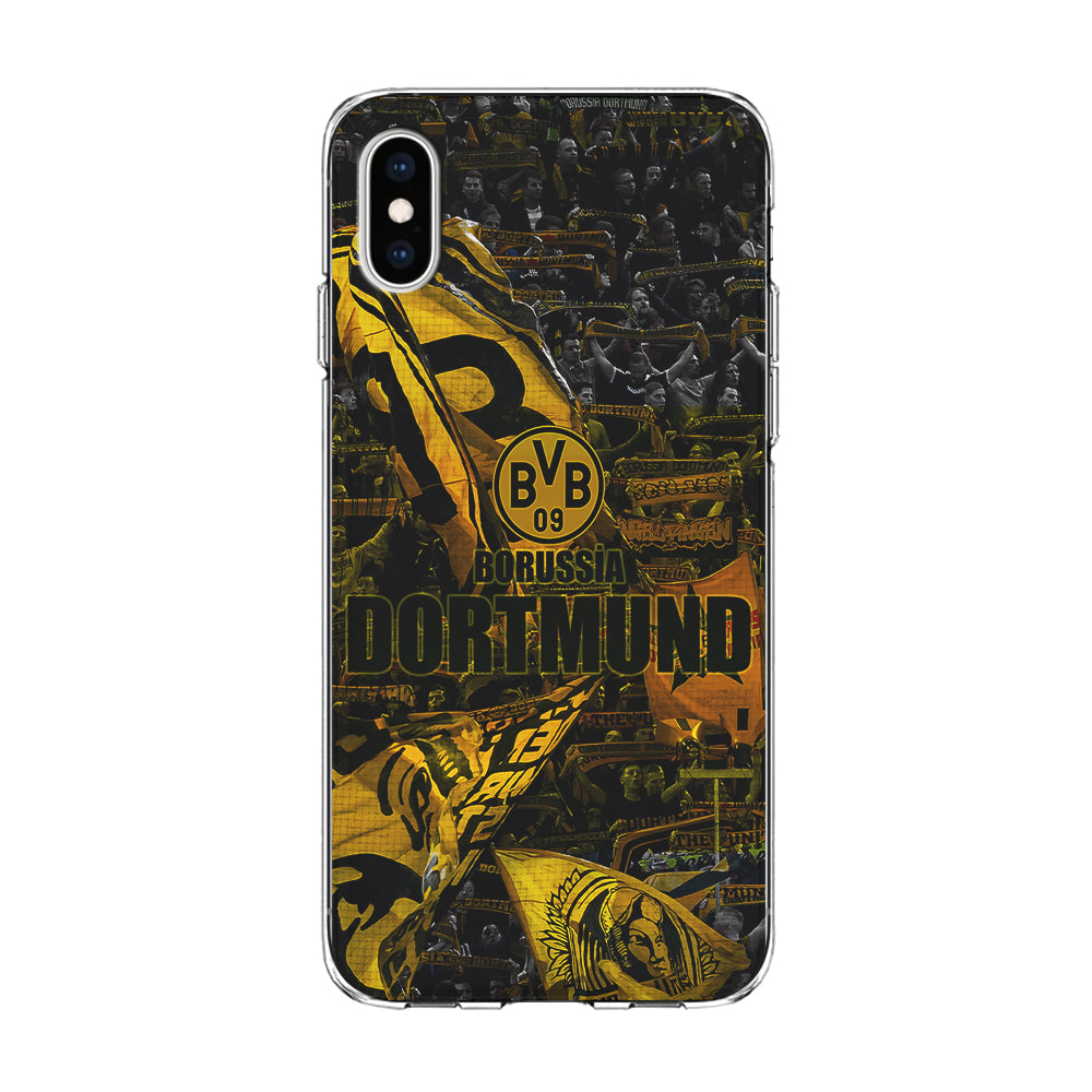 Borussia Dortmund Die Borussen iPhone Xs Case-Phone Case-Clear Soft Case-Altracase