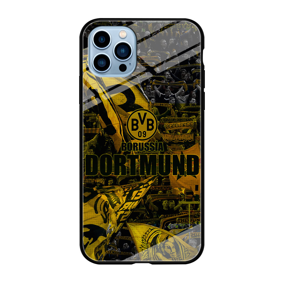 Borussia Dortmund Die Borussen iPhone 12 Pro Max Case-Phone Case-Tempered Glass Case-Altracase