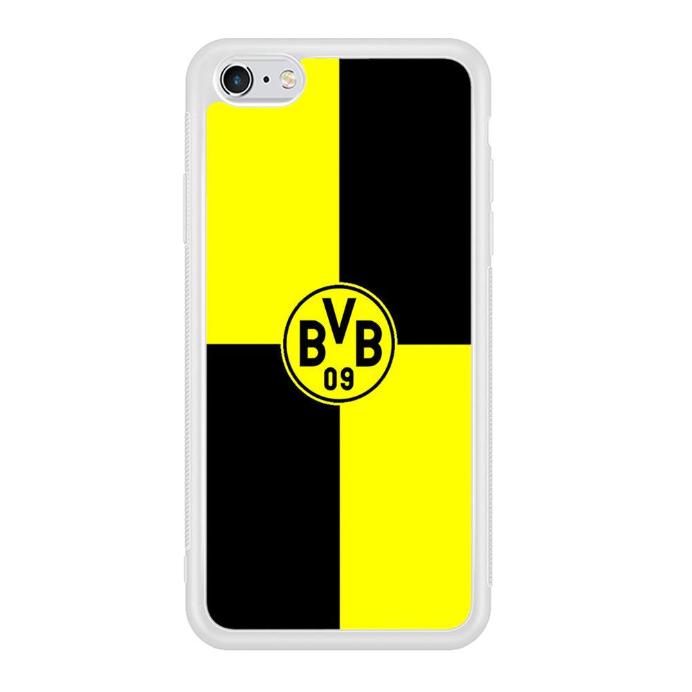 Borussia Dortmund Logo Club iPhone 6 | 6s Case-Phone Case-Rubber White (2D Case)-Altracase