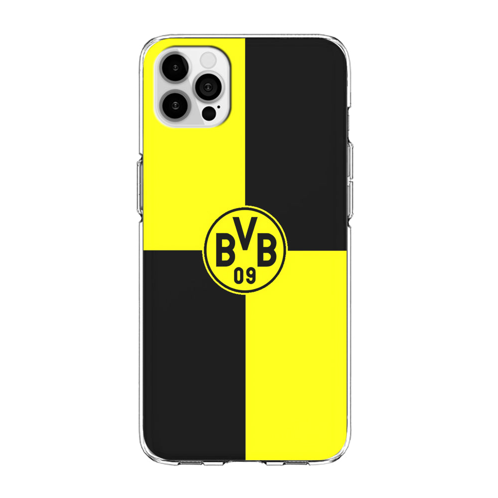 Borussia Dortmund Logo Club iPhone 15 Pro Case-Phone Case-Clear Soft Case-Altracase
