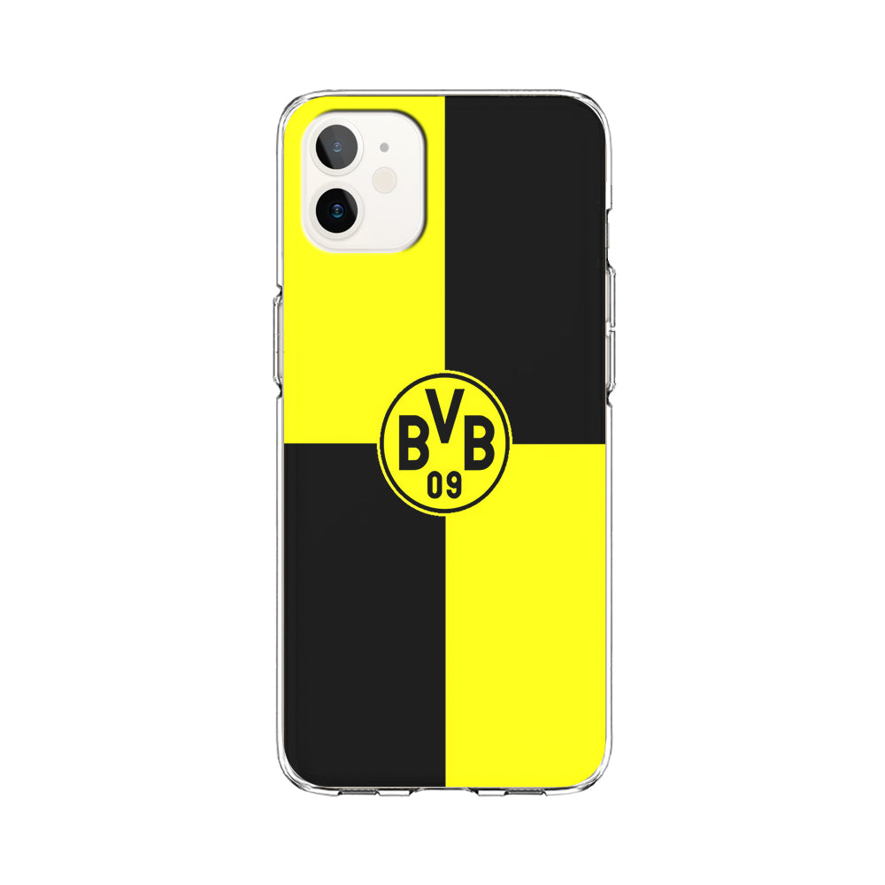 Borussia Dortmund Logo Club iPhone 12 Case-Phone Case-Clear Soft Case-Altracase