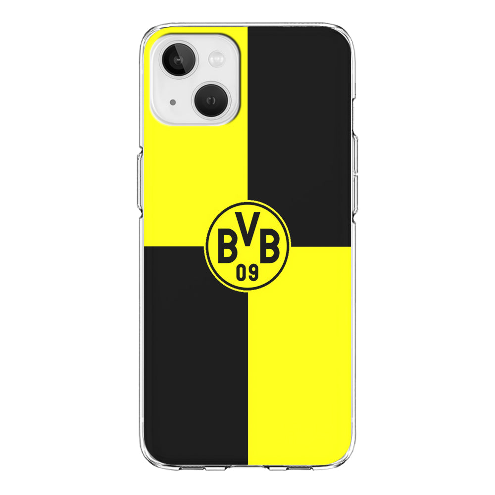 Borussia Dortmund Logo Club iPhone 15 Case-Phone Case-Clear Soft Case-Altracase