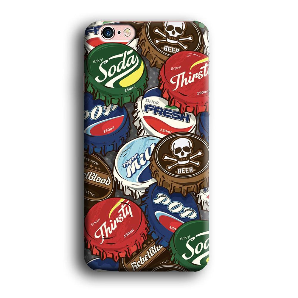 Bottle Cap Doodle iPhone 6 | 6s Case-Phone Case-3D Case-Altracase