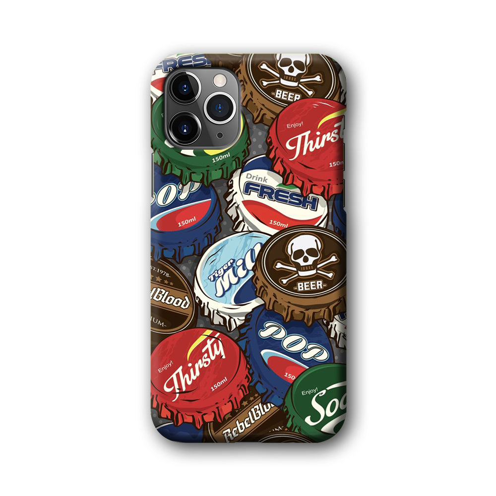Bottle Cap Doodle iPhone 11 Pro Case-Phone Case-3D Case-Altracase