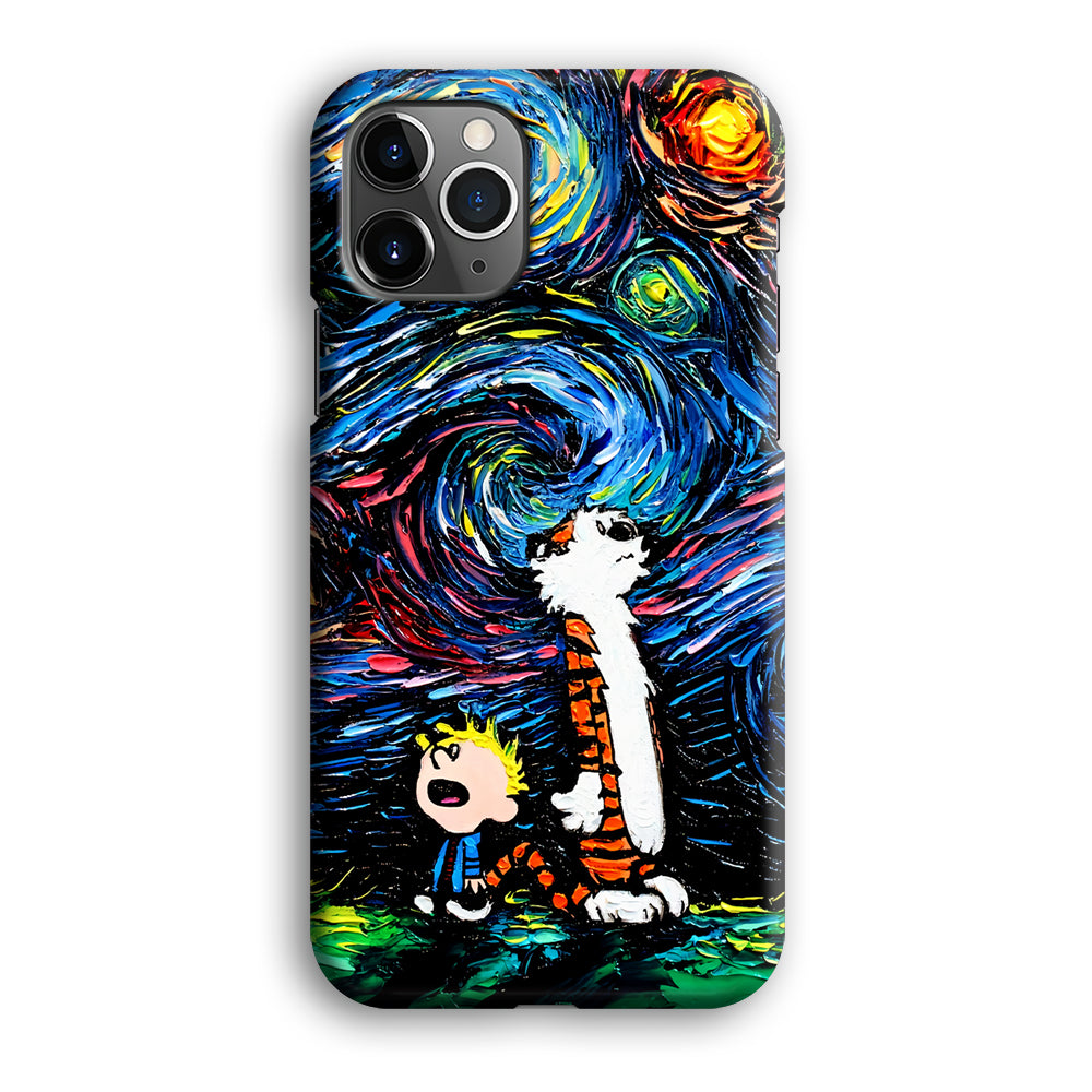 Calvin and Hobbes Starry Night iPhone 12 Pro Max Case - Altracase