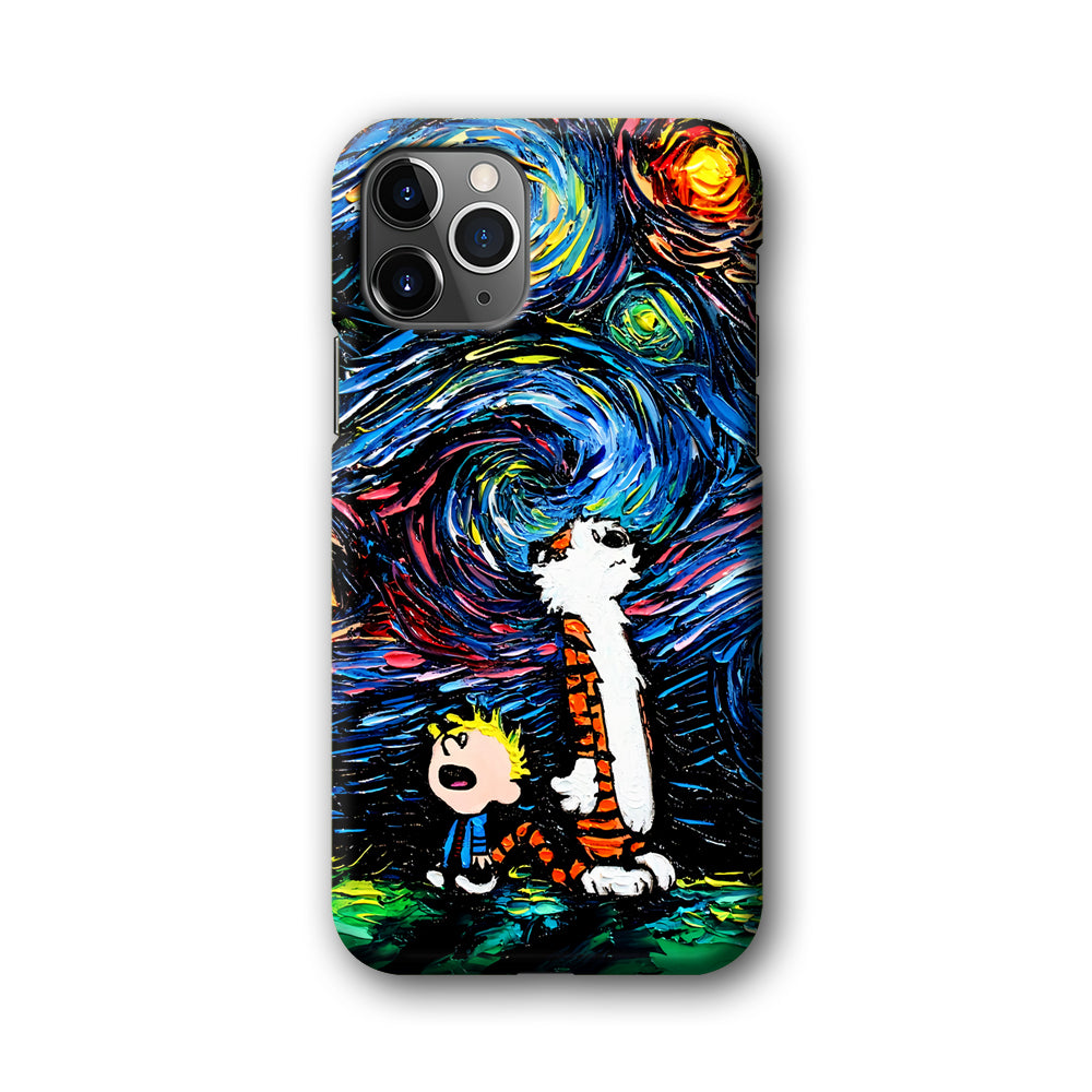 Calvin and Hobbes Starry Night iPhone 11 Pro Case-Phone Case-3D Case-Altracase