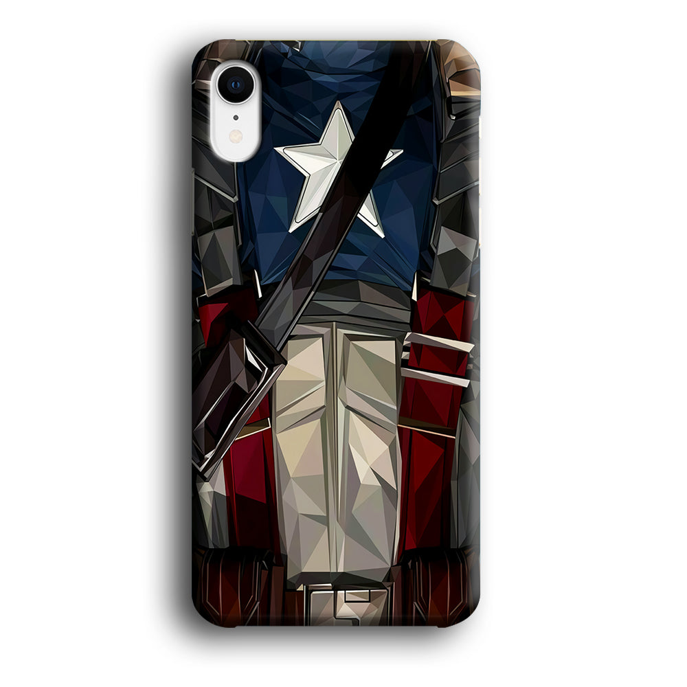 Captain America Costume Suit iPhone XR Case-Phone Case-3D Case-Altracase