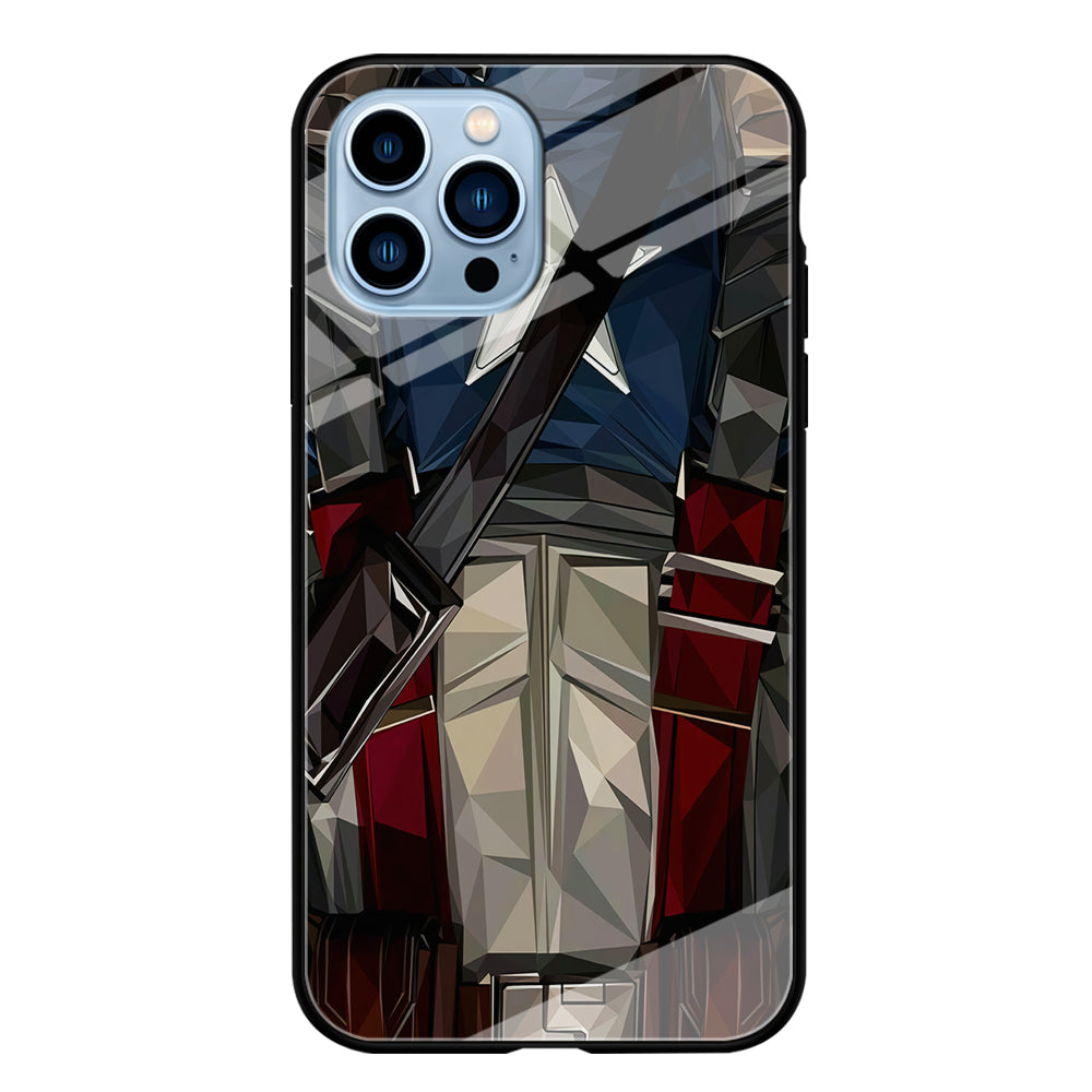 Captain America Costume Suit iPhone 15 Pro Case-Phone Case-Tempered Glass Case-Altracase