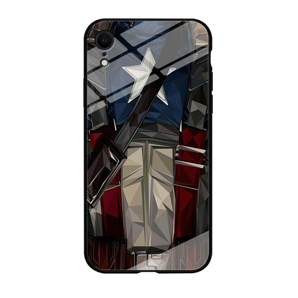 Captain America Costume Suit iPhone XR Case-Phone Case-Tempered Glass Case-Altracase