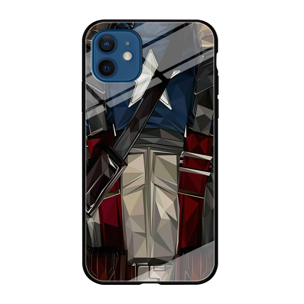 Captain America Costume Suit iPhone 12 Case-Phone Case-Tempered Glass Case-Altracase