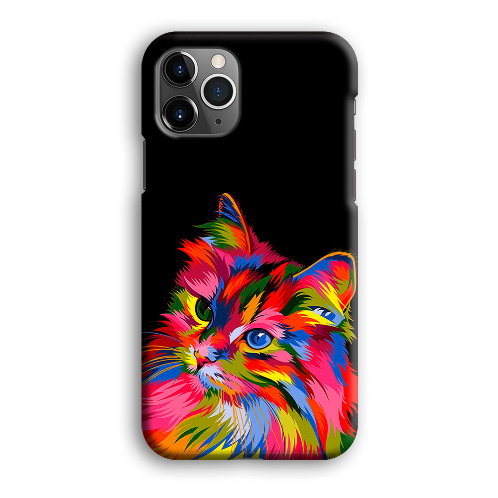 Cat Colorful Art Painting iPhone 12 Pro Max Case-Phone Case-3D Case-Altracase