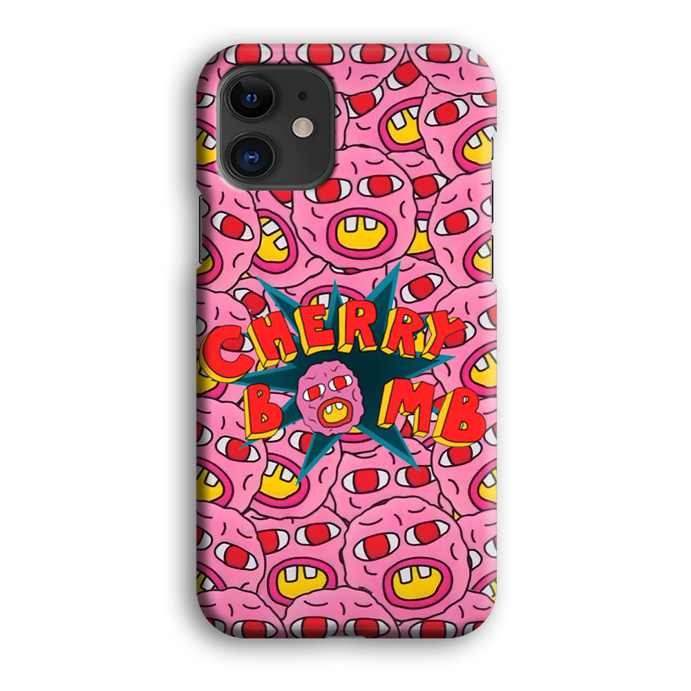 Cherry Bomb Face Sticker iPhone 12 Case-Phone Case-3D Case-Altracase