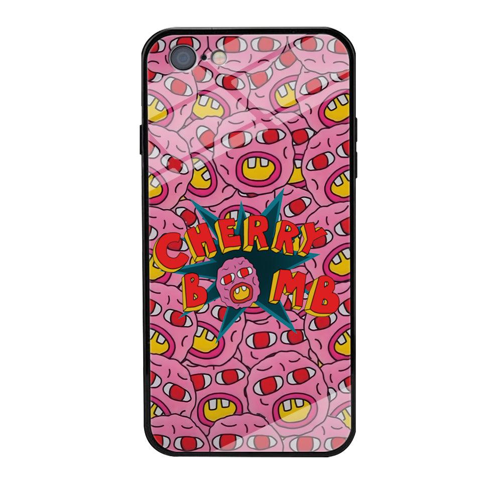 Cherry Bomb Face Sticker iPhone 6 | 6s Case-Phone Case-Tempered Glass Case-Altracase