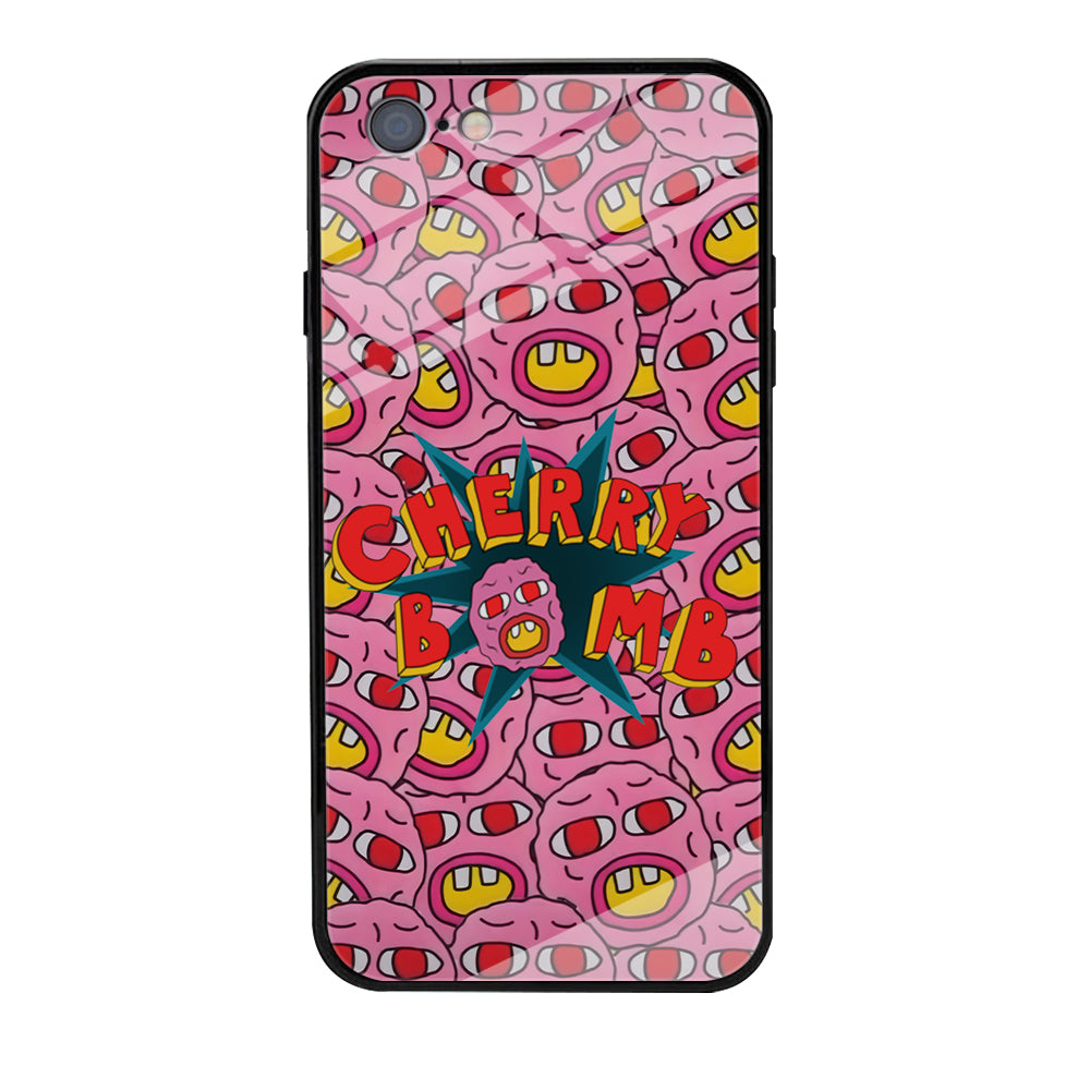 Cherry Bomb Face Sticker iPhone 6 Plus | 6s Plus Case-Phone Case-Tempered Glass Case-Altracase