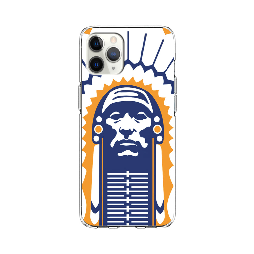 Chief Illiniwek Illinois iPhone 11 Pro Case-Phone Case-Clear Soft Case-Altracase