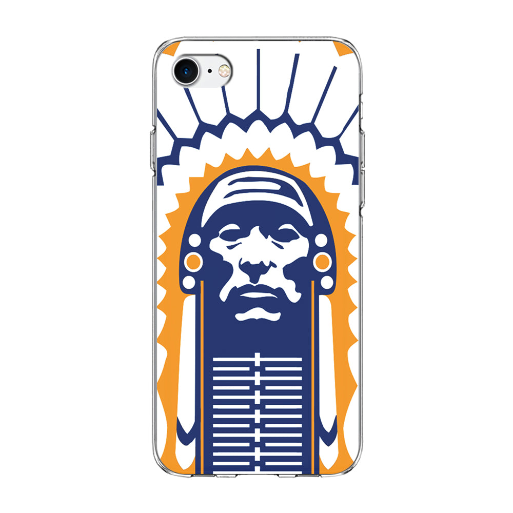 Chief Illiniwek Illinois iPhone 7 Case-Phone Case-Clear Soft Case-Altracase