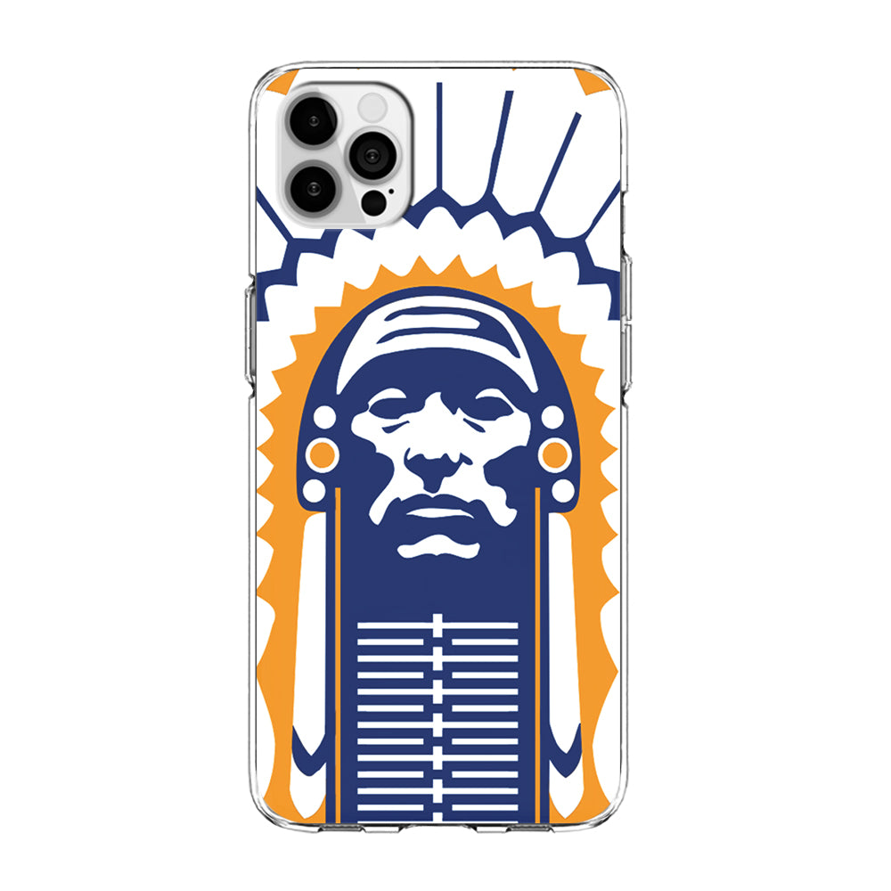 Chief Illiniwek Illinois iPhone 15 Pro Max Case-Phone Case-Clear Soft Case-Altracase
