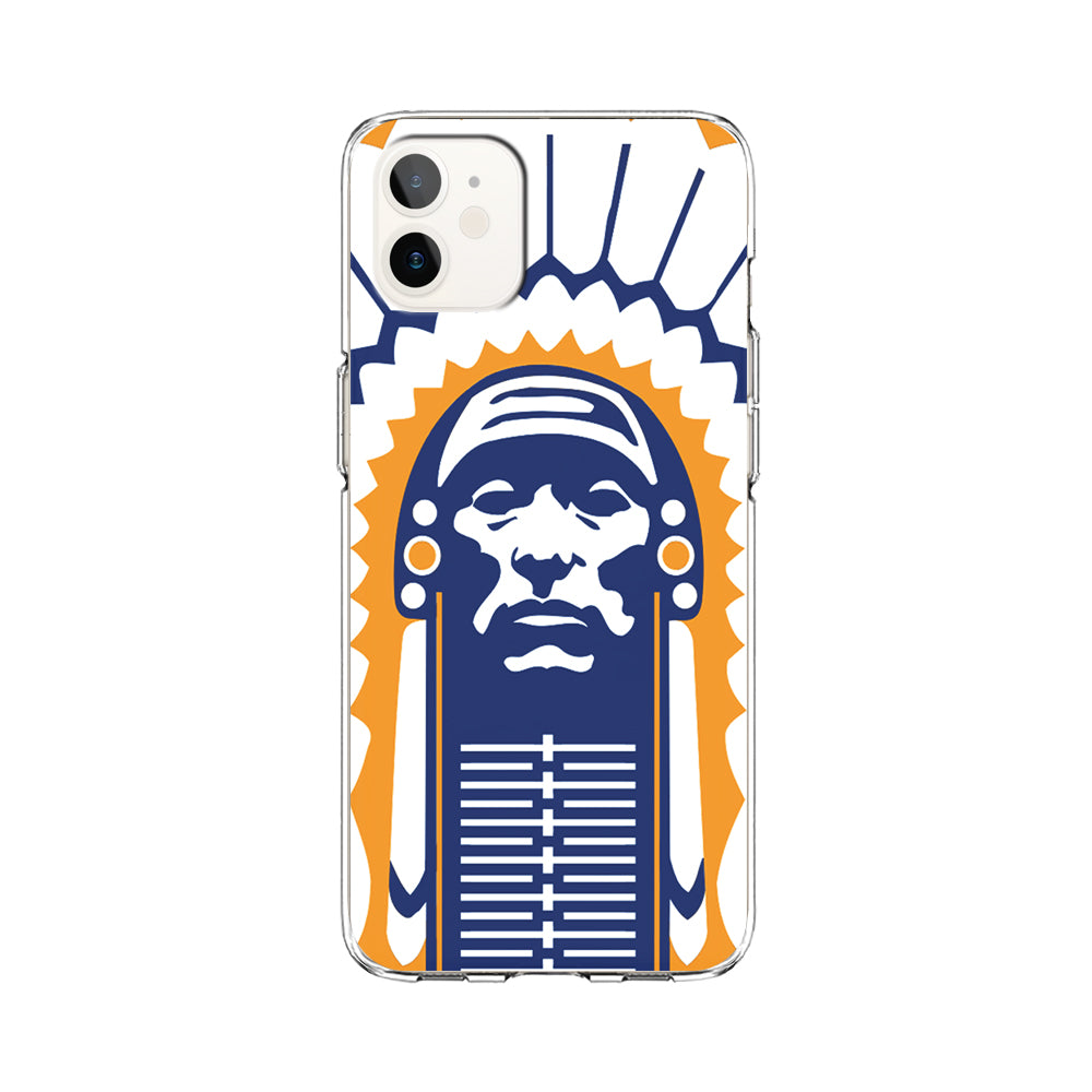Chief Illiniwek Illinois iPhone 12 Case-Phone Case-Clear Soft Case-Altracase