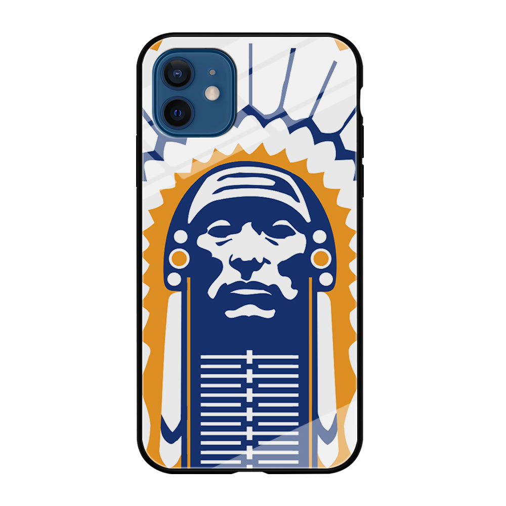 Chief Illiniwek Illinois iPhone 12 Case-Phone Case-Tempered Glass Case-Altracase