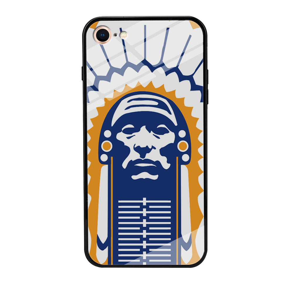 Chief Illiniwek Illinois iPhone 7 Case-Phone Case-Tempered Glass Case-Altracase