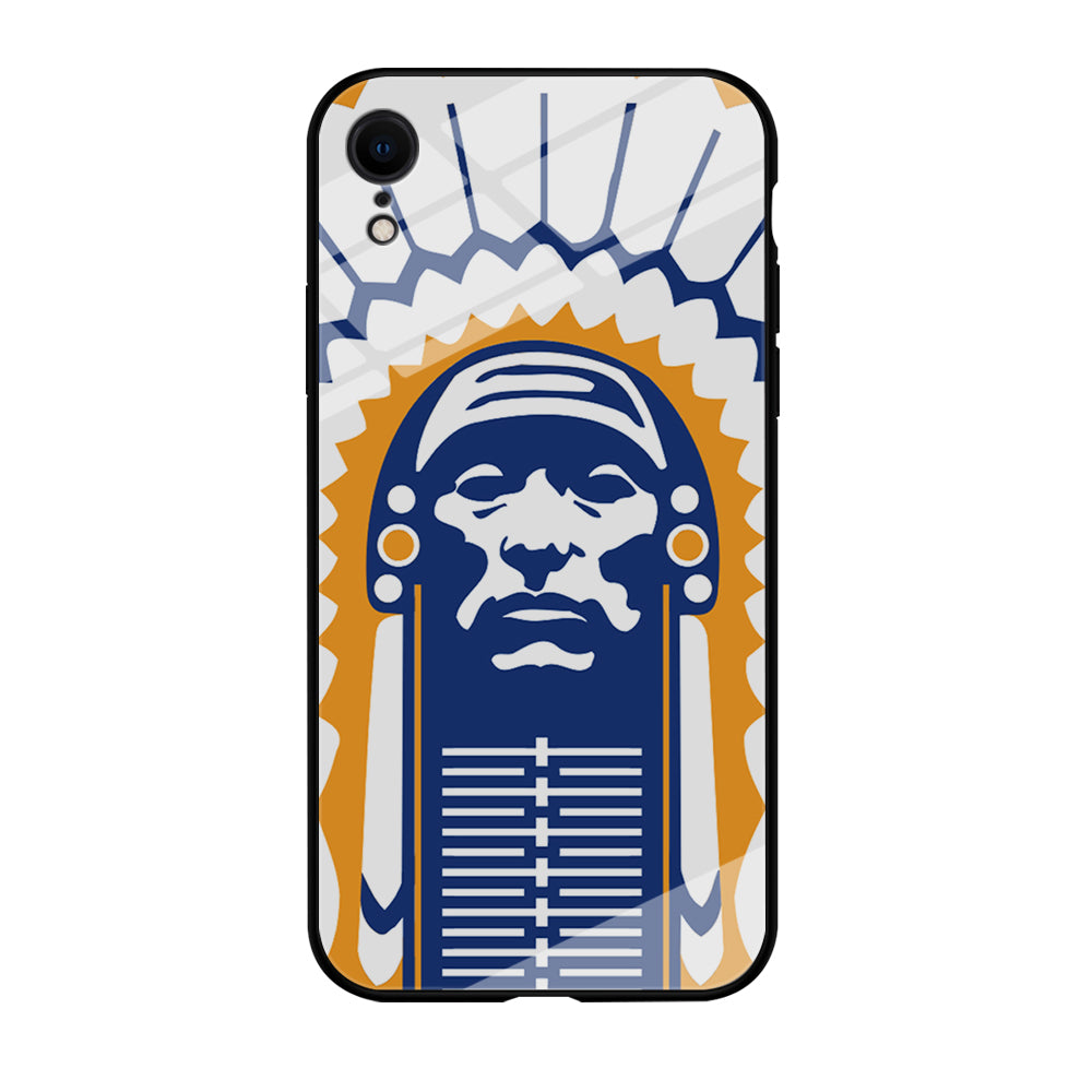 Chief Illiniwek Illinois iPhone XR Case-Phone Case-Tempered Glass Case-Altracase