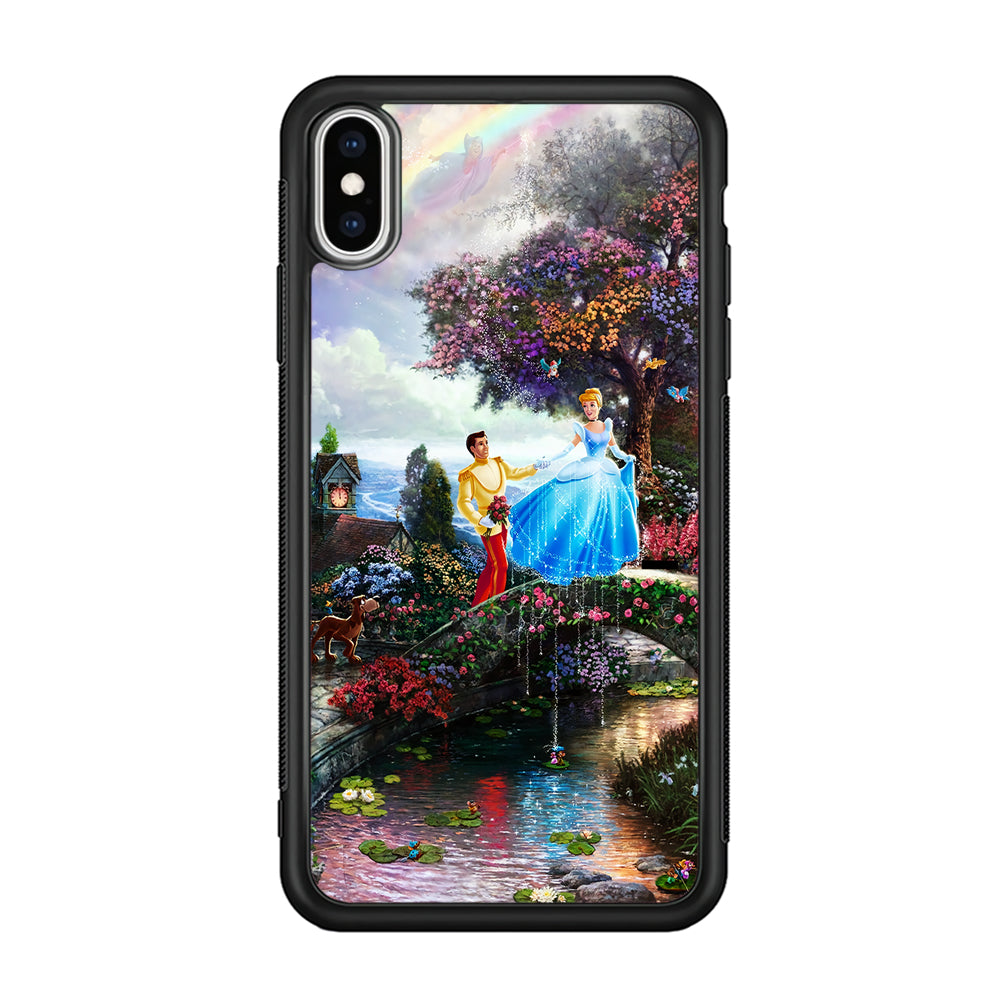 Cinderella Wishes Upon A Dream iPhone X Case-Phone Case-Rubber Black (2D Case)-Altracase