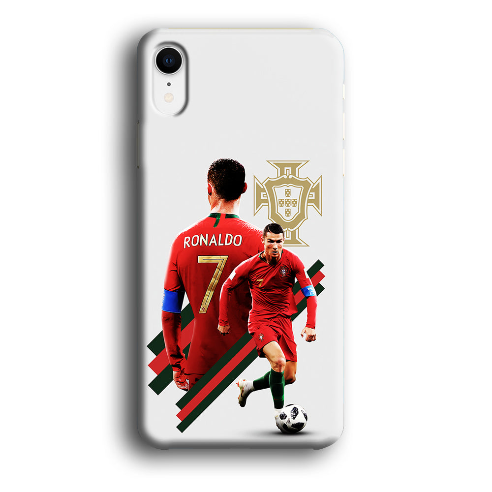 Cristiano Ronaldo Portugal iPhone XR Case-Phone Case-3D Case-Altracase