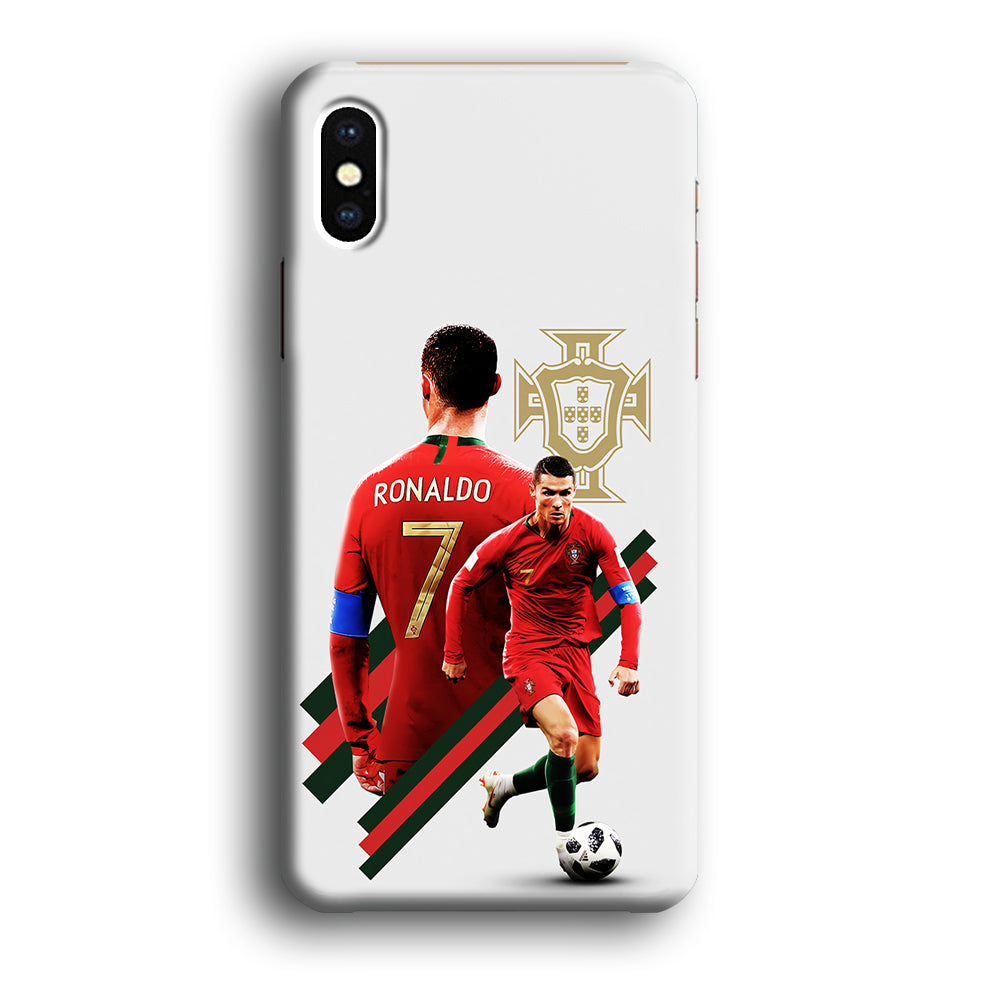 Cristiano Ronaldo Portugal iPhone X Case-Phone Case-3D Case-Altracase