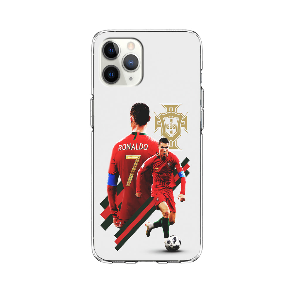 Cristiano Ronaldo Portugal iPhone 11 Pro Case-Phone Case-Clear Soft Case-Altracase
