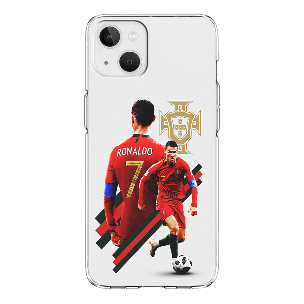Cristiano Ronaldo Portugal iPhone 13 Mini Case-Phone Case-Clear Soft Case-Altracase