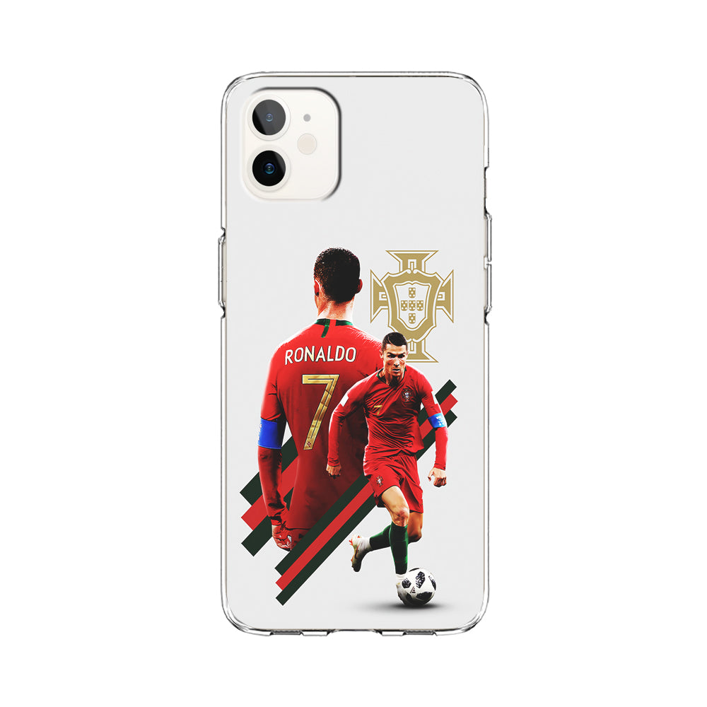 Cristiano Ronaldo Portugal iPhone 11 Case-Phone Case-Clear Soft Case-Altracase