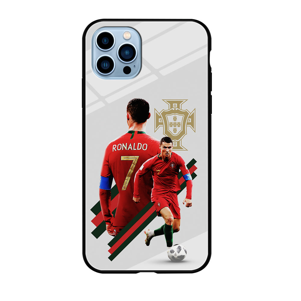 Cristiano Ronaldo Portugal iPhone 12 Pro Max Case-Phone Case-Tempered Glass Case-Altracase