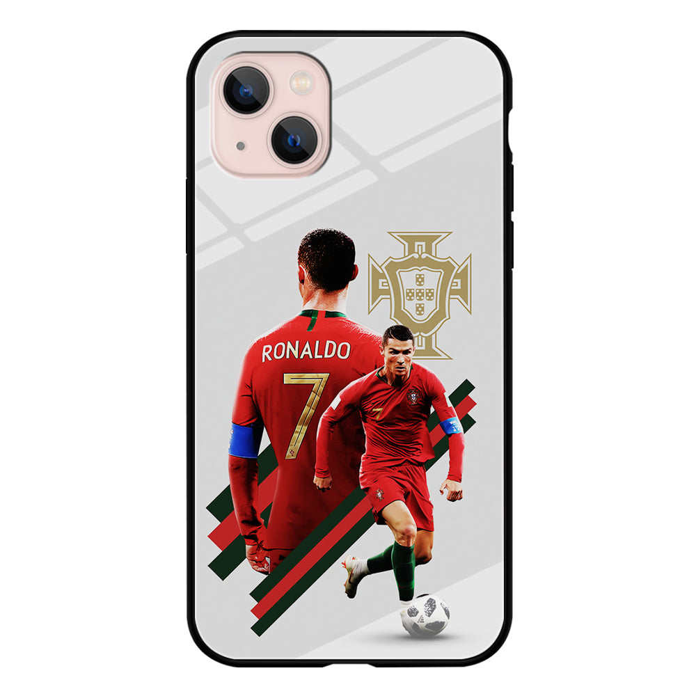 Cristiano Ronaldo Portugal iPhone 13 Case-Phone Case-Tempered Glass Case-Altracase