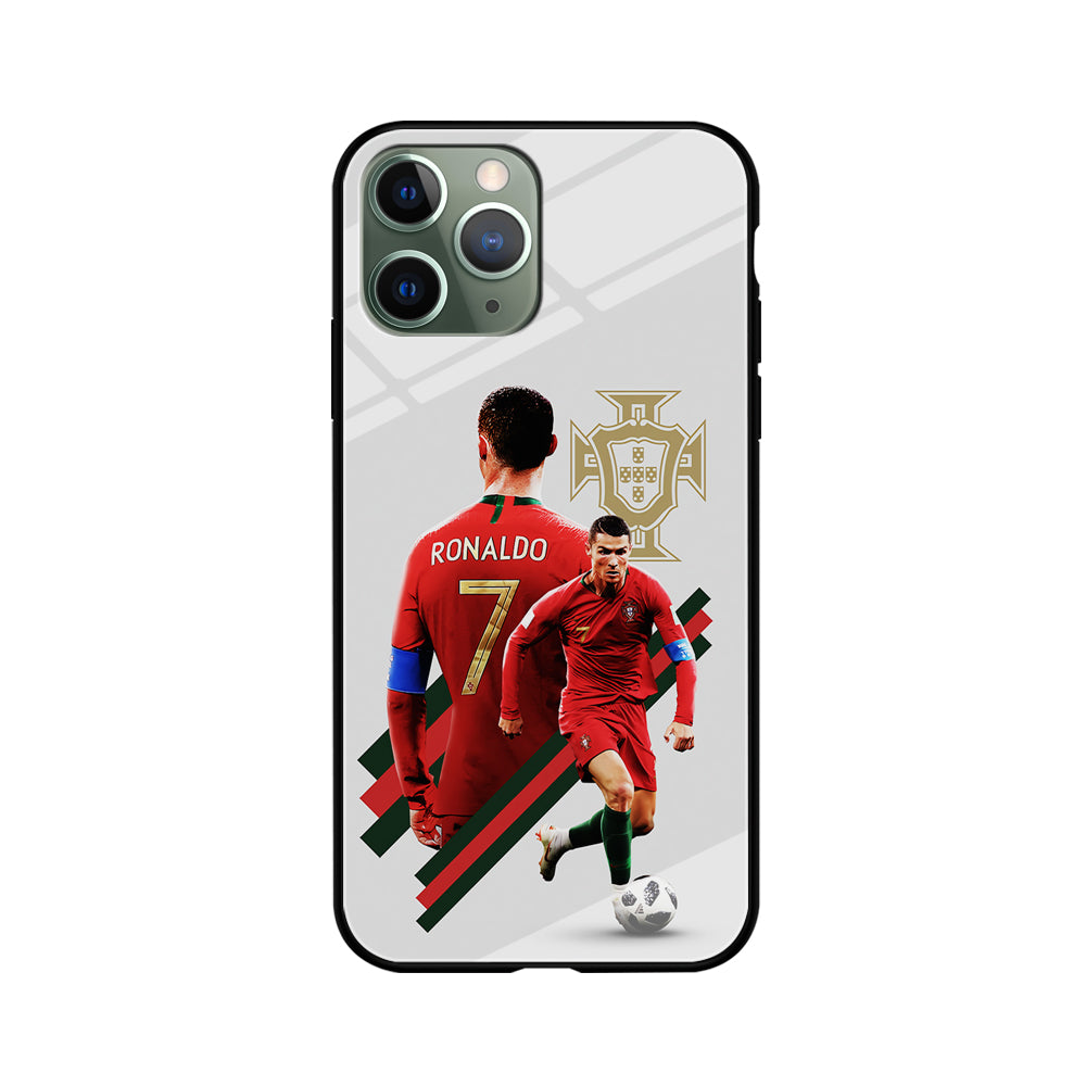 Cristiano Ronaldo Portugal iPhone 11 Pro Case-Phone Case-Tempered Glass Case-Altracase