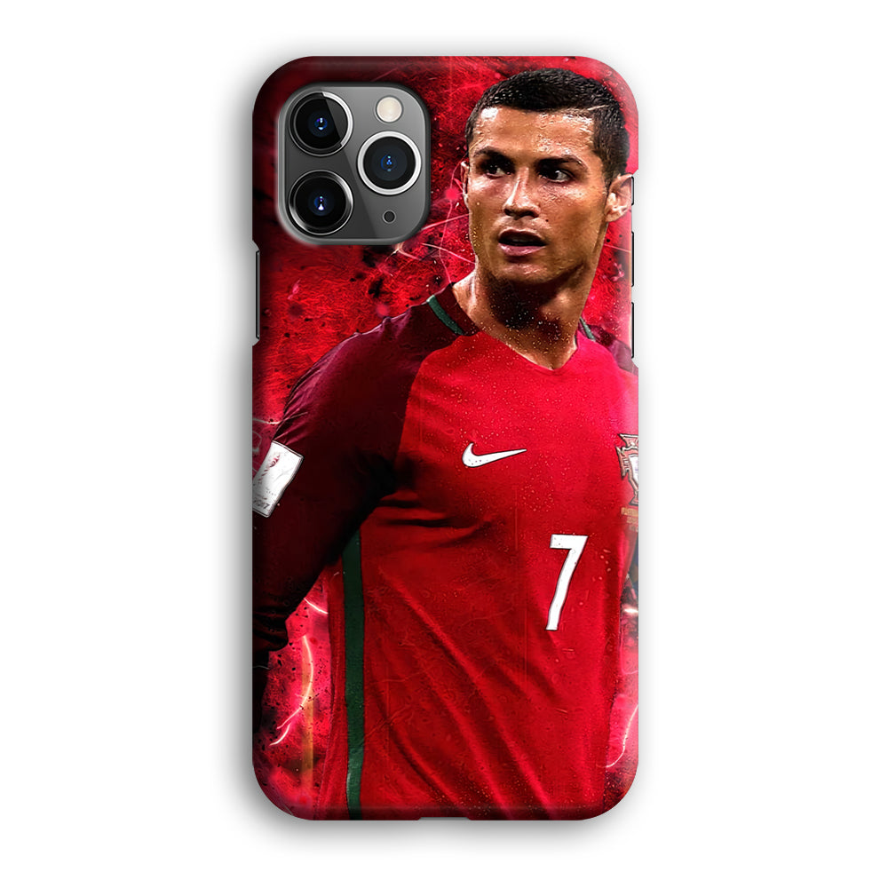 Cristiano Ronaldo Red Aesthetic iPhone 12 Pro Max Case-Phone Case-3D Case-Altracase