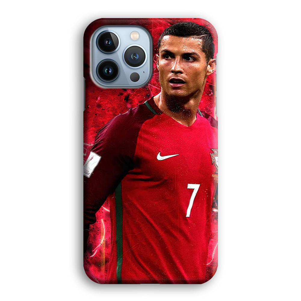 Cristiano Ronaldo Red Aesthetic iPhone 13 Pro Case-Phone Case-3D Case-Altracase