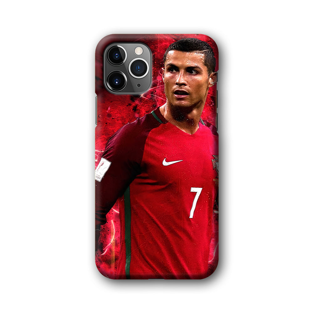 Cristiano Ronaldo Red Aesthetic iPhone 11 Pro Case-Phone Case-3D Case-Altracase