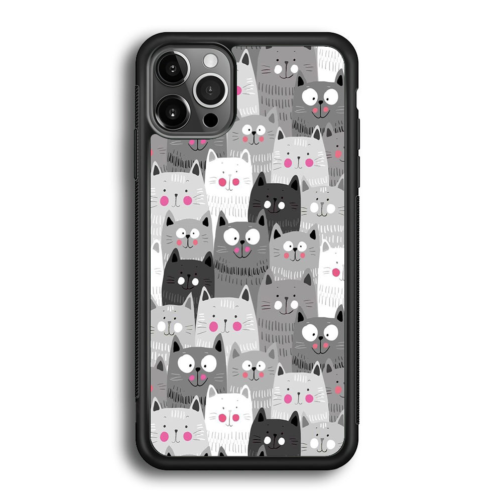 Cute Cat 001 iPhone 12 Pro Max Case - Altracase